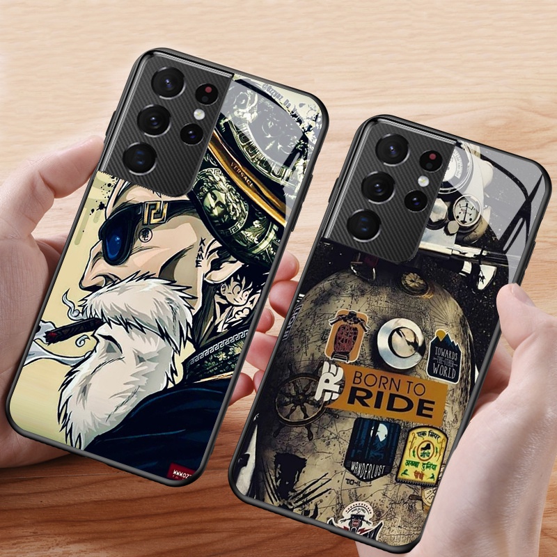 Ốp lưng kính cường lực dòng Samsung S21, S21+, S21 Ultra, S21FE các mẫu dành cho nam
