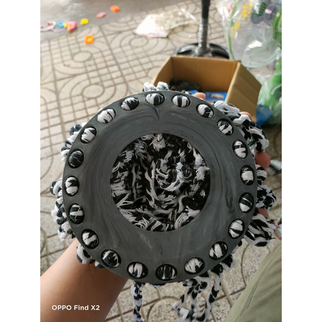 Bông lau nhà 360 độ Megahome - Hàng dày và nặng