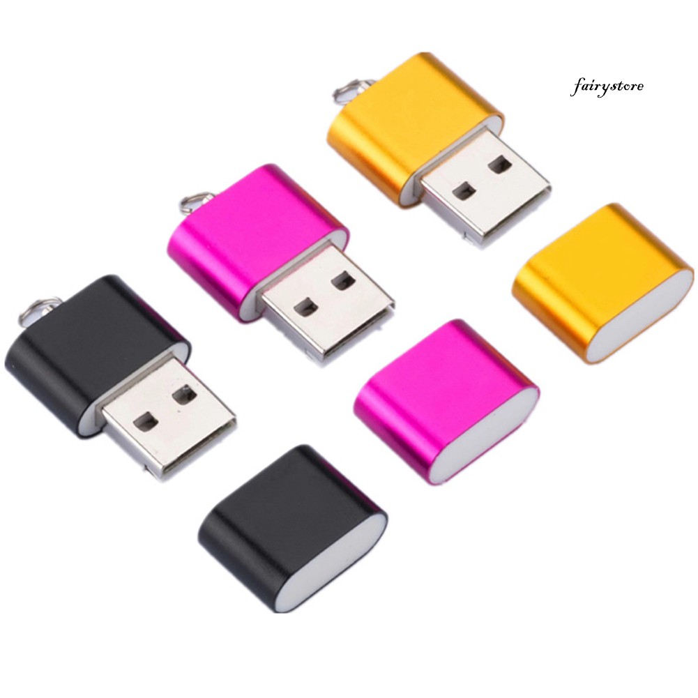 Đầu Đọc Thẻ Nhớ Usb 2.0 Tf Bằng Hợp Kim Nhôm