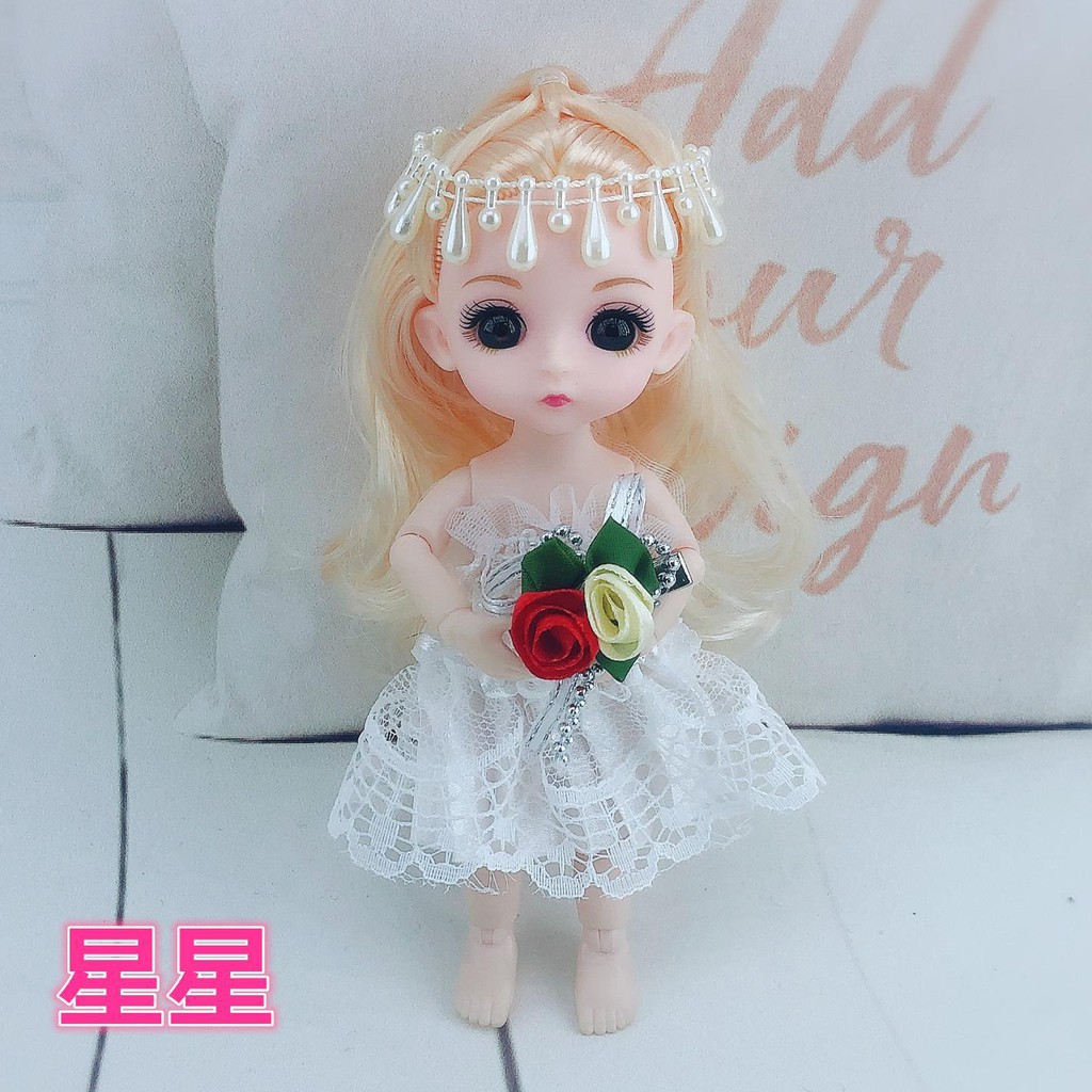 Búp Bê Barbie Cao 17cm Có 13 Khớp Nối