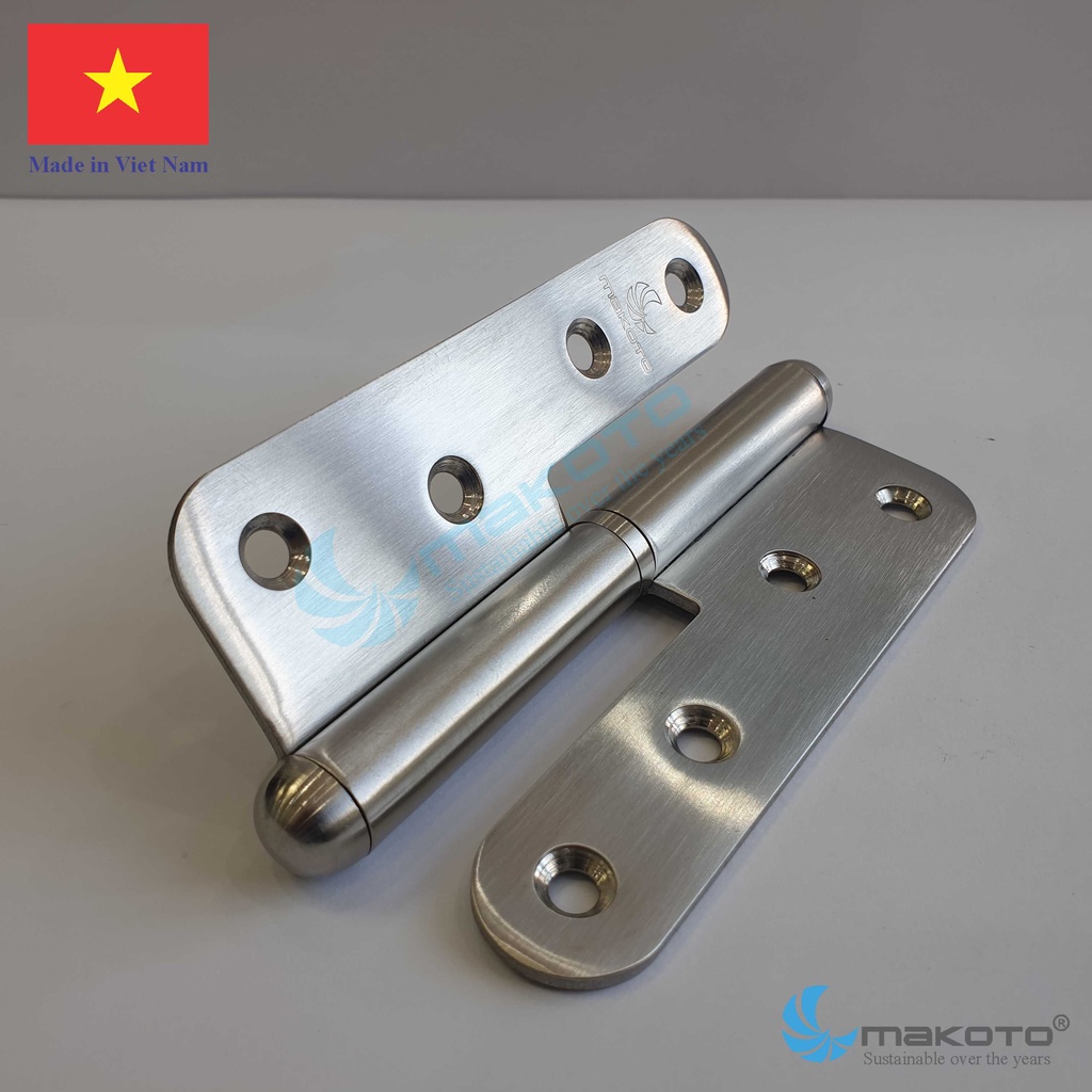 Bản lề cửa gỗ MAKOTO , Bản lề cối inox.