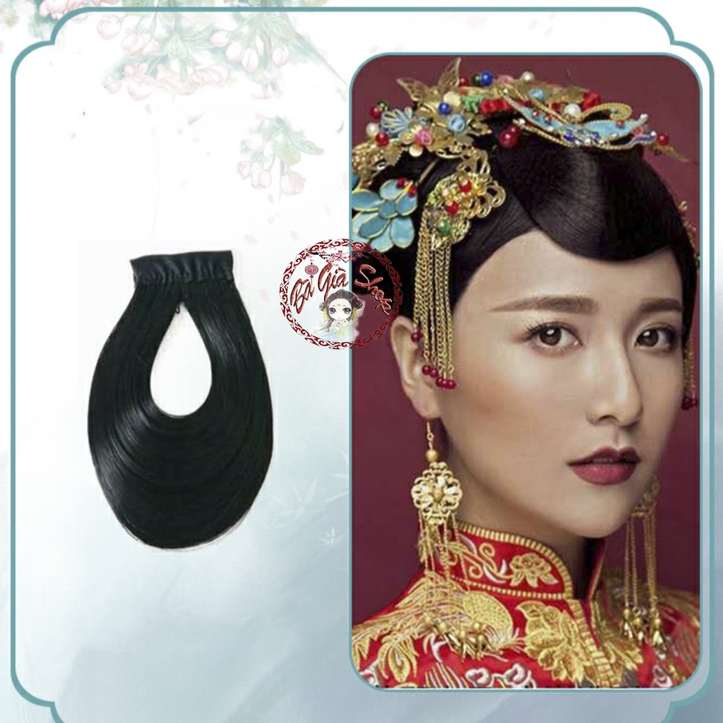 Tóc mái giả nhiều phong cách tạo kiểu tóc cưới