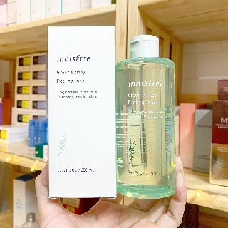 Nước Cân Bằng Làm Sạch Mịn Da Innisfree Green Barley Peeling Toner 250mL