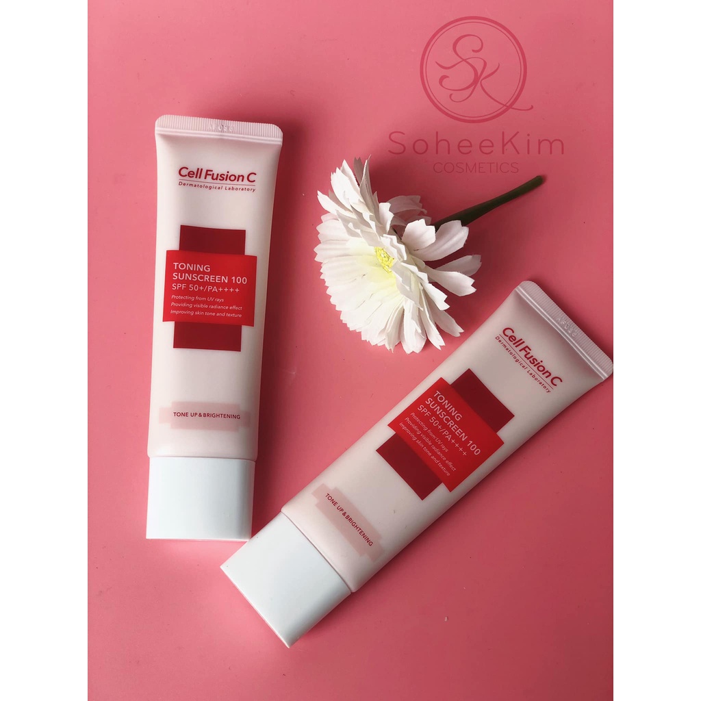 Combo Đủ Phân Loại Kem chống nắng Cell Fusion C fullsize Clear và Laser 50ml