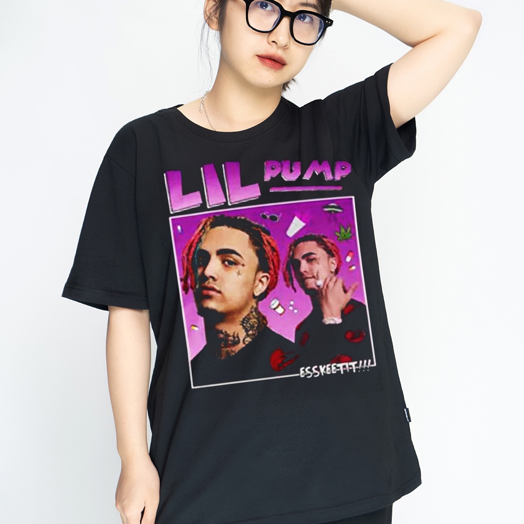 HVNZ /Áo thun Wright nam rapper Lil Pump phong cách nhạc hip hop streetwear cotton cổ tròn form rộng!