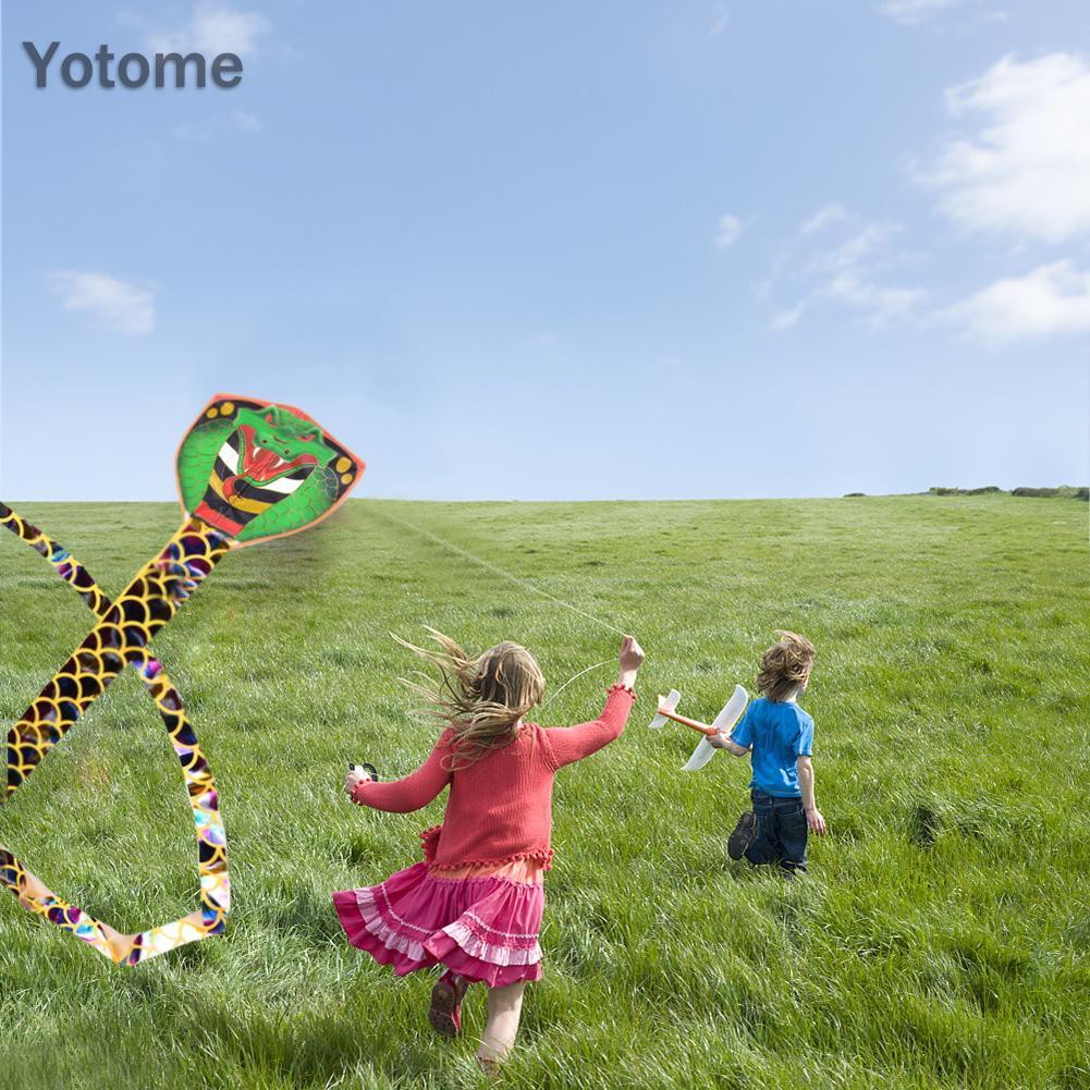Diều thả 7m hình rắn ngộ nghĩnh độc đáo cho trẻ em