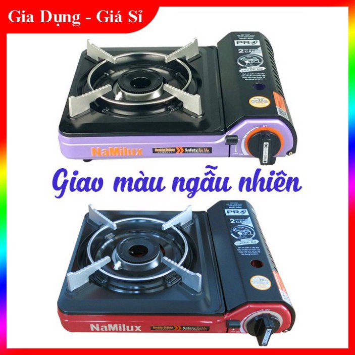 Bếp ga mini du lịch Namilux PL-2021 PF - Bếp gas du lịch Namilux - Chống cháy nổ - Giao màu ngẫu nhiên