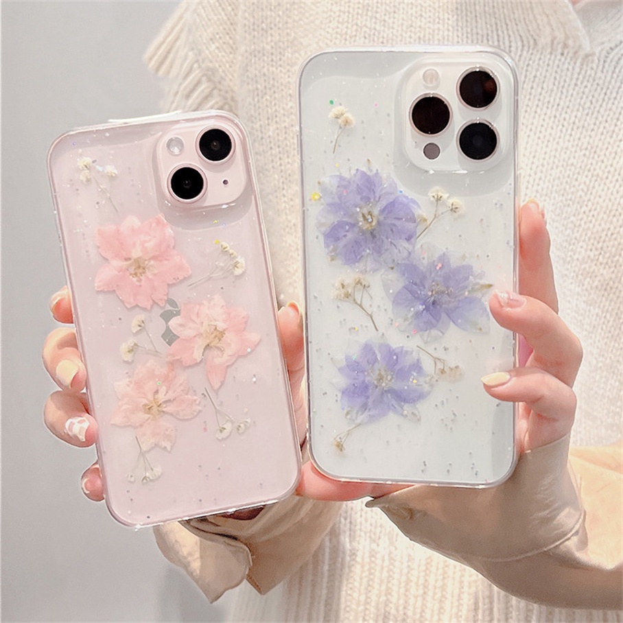 Ốp Điện Thoại Mềm Trong Suốt Họa Tiết Hoa Cho For iPhone 13 12 11 Pro Max X XR Xs Max 8 7 6 6s Plus SE 2020