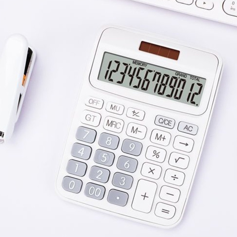 Máy Tính Để Bàn NAMA 12 Chữ Số Sử Dụng Năng Lượng Mặt Trời