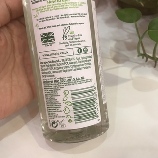 Nước Cân Bằng Da Simple 200ml