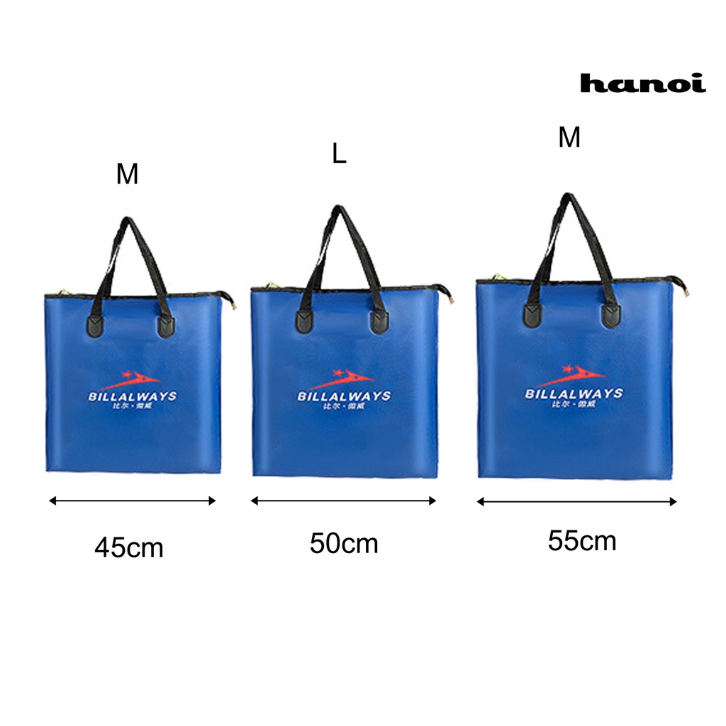 Túi câu cá bằng chất liệu vải Oxford kích cỡ lớn có thể gấp gọn mang đi câu cá/cắm trại