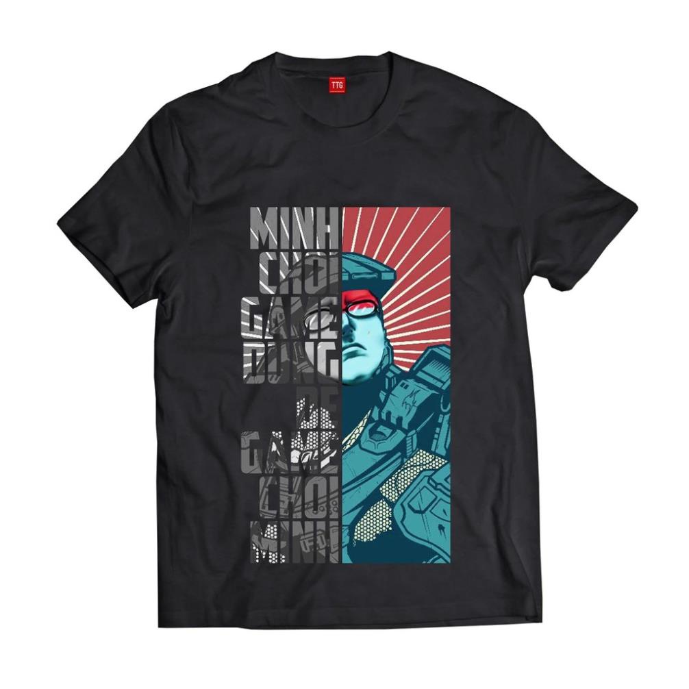 (sale) Áo Phông Trực Tiếp Game - CHƠI GAME ĐƯNG ĐỂ GAME CHƠI MÌNH áo xịn chất