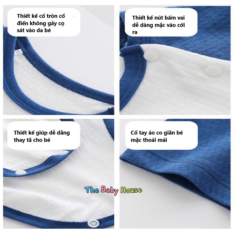 Bộ Áo Liền Thân Cho Bé  𝐅𝐑𝐄𝐄𝐒𝐇𝐈𝐏 Bodysuit Tay Ngắn Phong Cách Đơn Giản Thoải Mái Dễ Thương Cho Bé