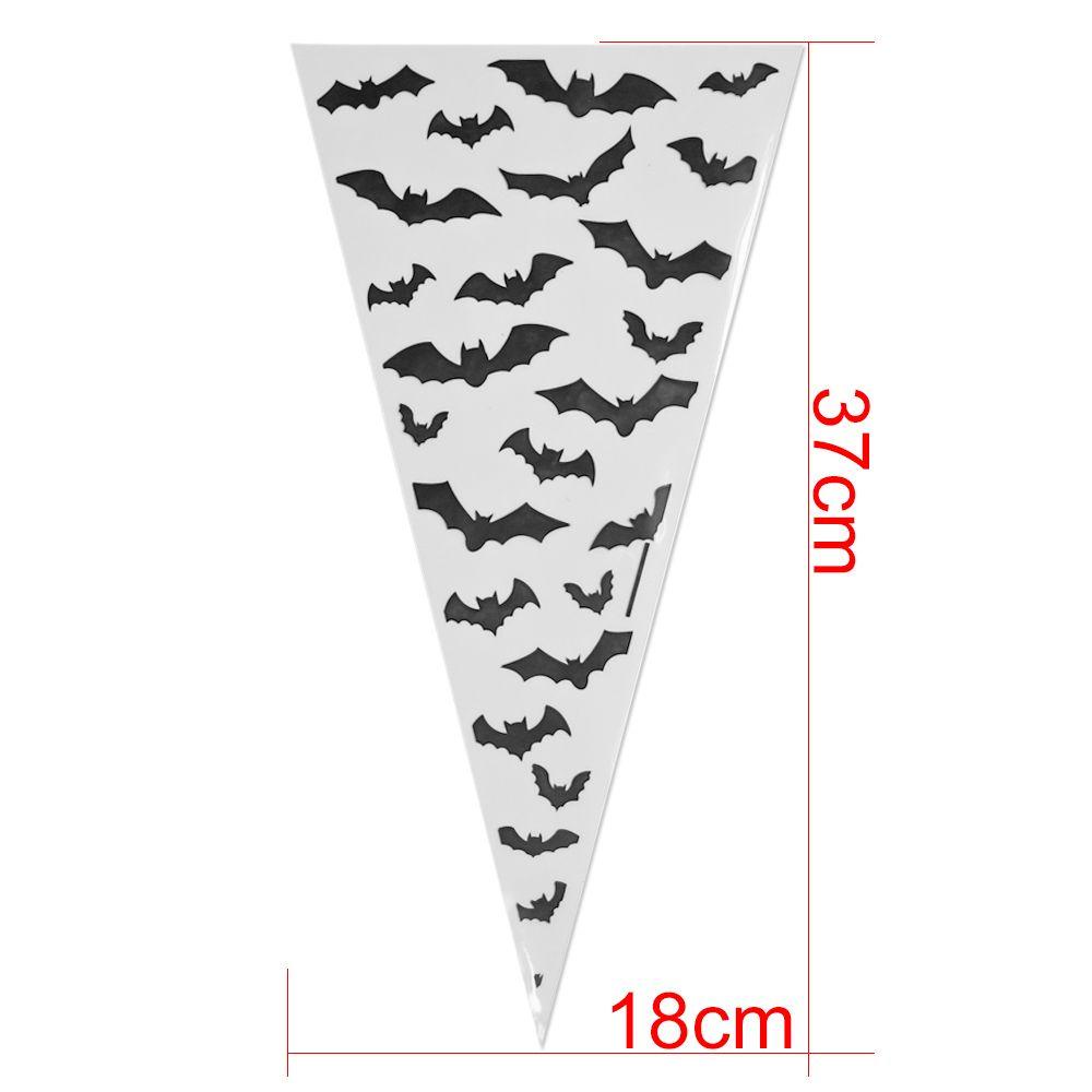 PINEVN Set 100 Túi Đựng Bắp Rang Bơ / Dơi / Bí Ngô Trong Suốt Trang Trí Tiệc Cưới