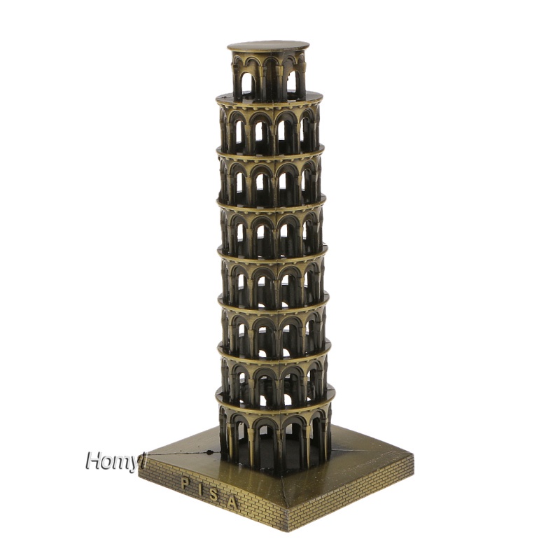 [HOMYL] Famous Construction Leaning Tower of Pisa Home Arts&Craft Collecatbles Decor