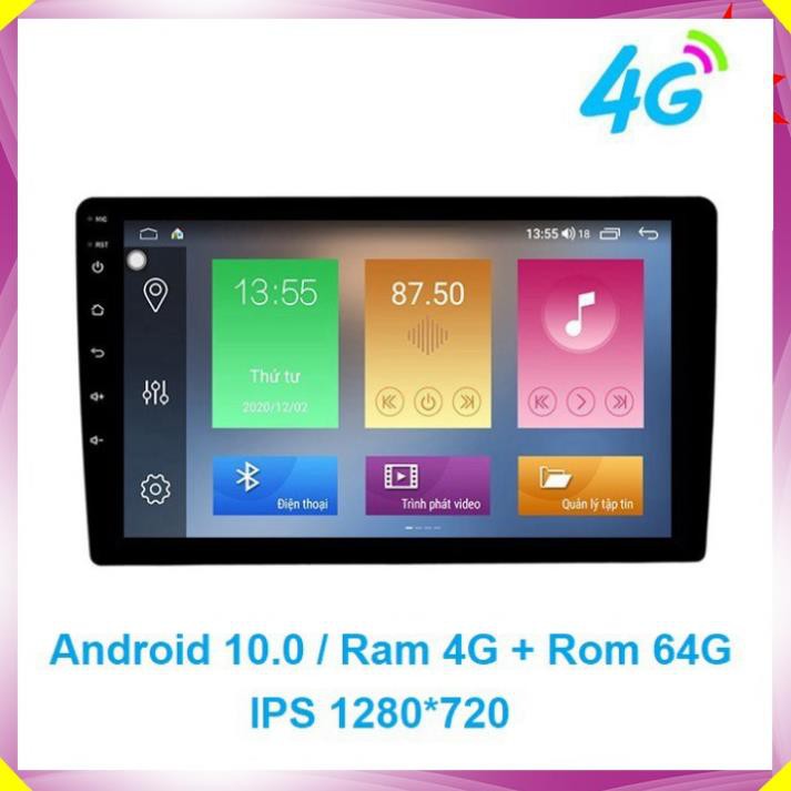 Màn hình DVD android 9-10inch 4G, Wifi, Ram 4G, Rom 64G - Màn hình QLED siêu nét - Hệ điều hành: Android 10.0 mới nhất | BigBuy360 - bigbuy360.vn