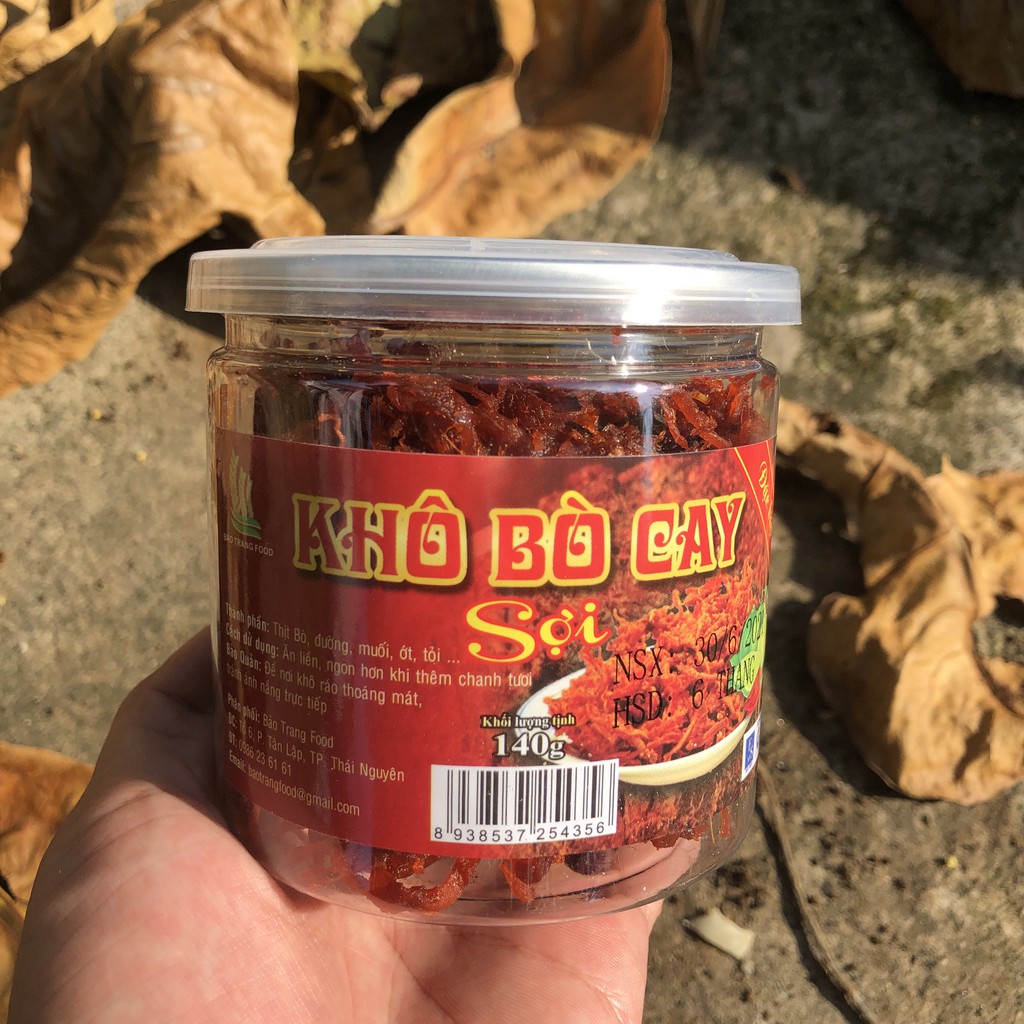 Khô bò sợi hàng ngon loại hũ pet 140g IMIN FOOD khô bò cay sợi siêu ngon Thế Giới Đồ Ăn Vặt NHÀ LÀM | BigBuy360 - bigbuy360.vn