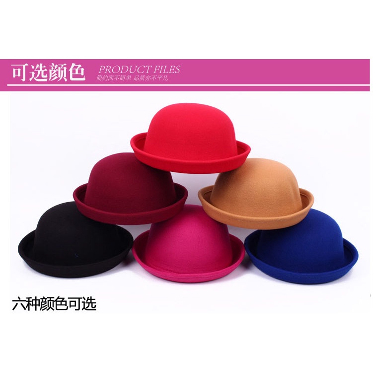 Mũ nón nam nữ quả dưa vành cong tròn nhỏ dễ thương Lh0917399527