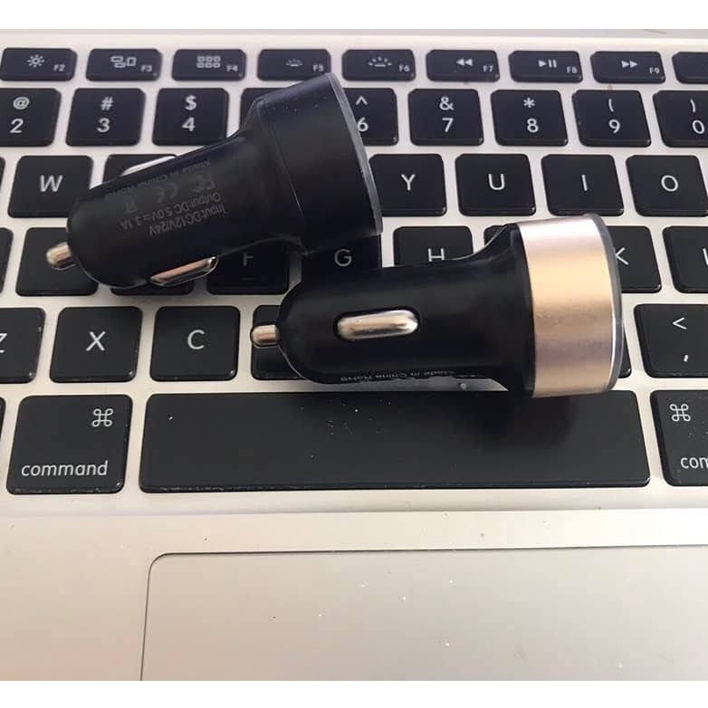 Tẩu Sạc Nhanh ô tô 2 cổng USB 5v 3.1A chất lượng cao - TS01