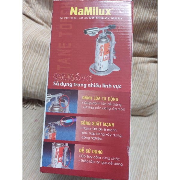 Đèn khò gas có chân đế namilux