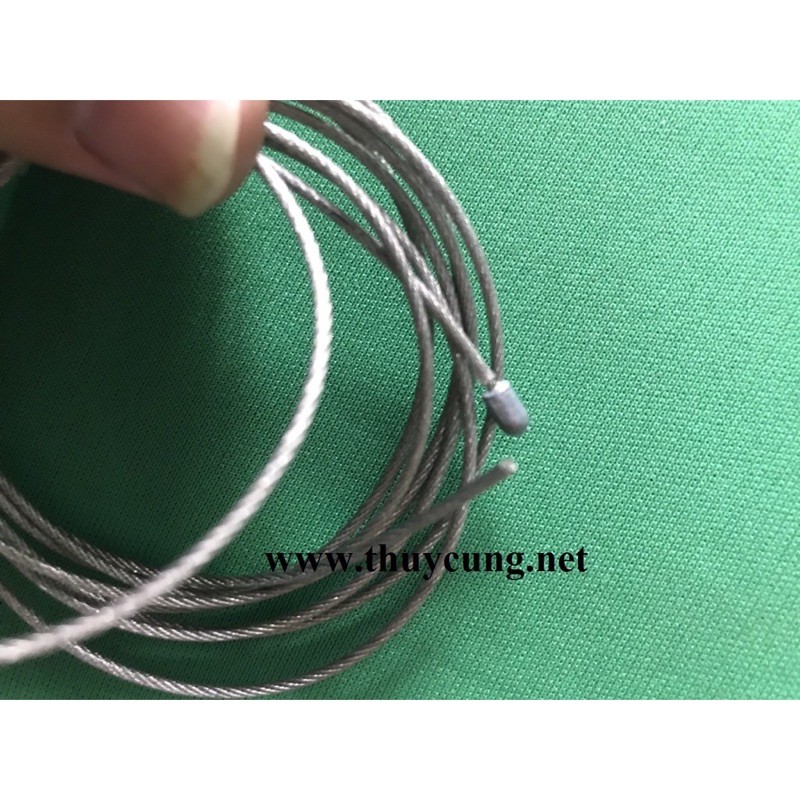 Cáp inox 304 bọc nhựa đầu bọc chì