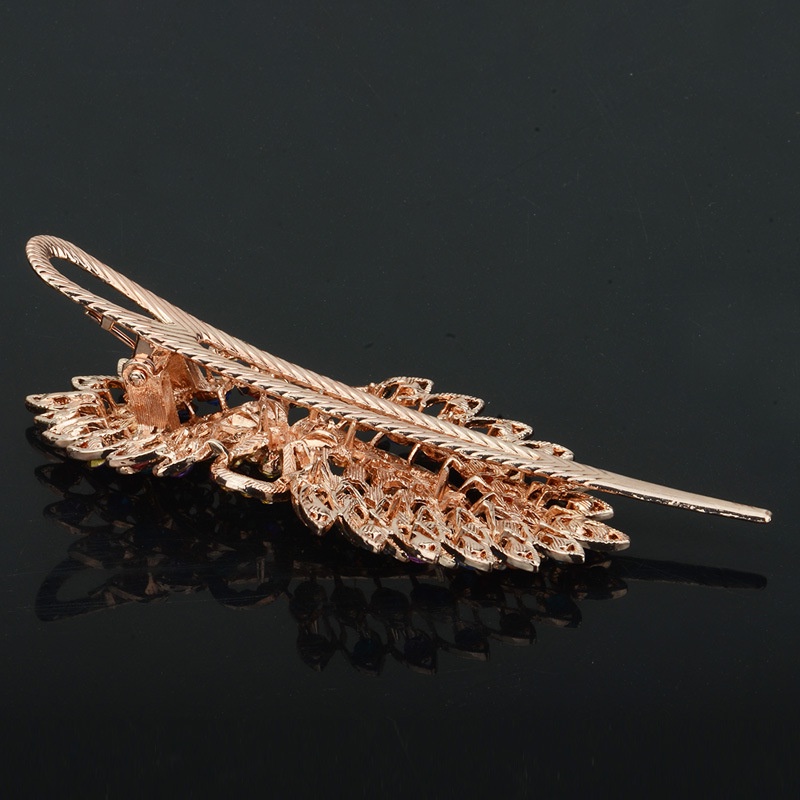 Kẹp Tóc Đính Đá Phong Cách Retro Thời Trang Hàn Quốc