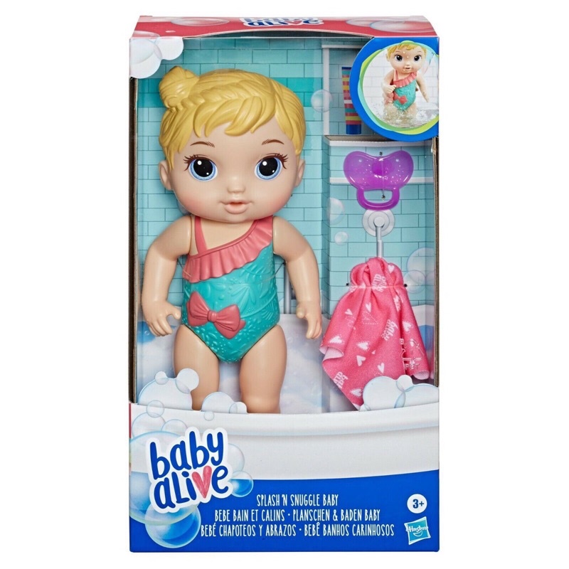 Búp bê baby alive đi tắm