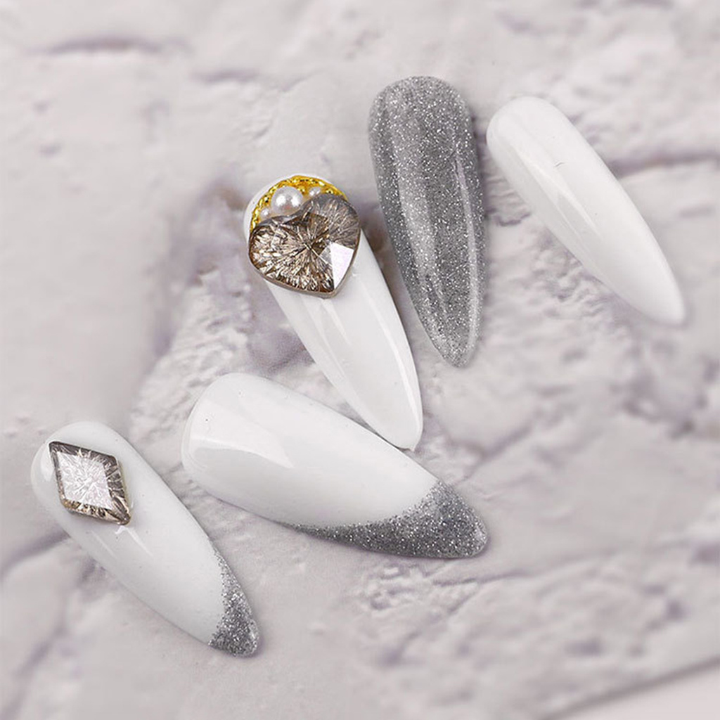 [Hàng mới về] Hộp Kim Sa Trang Trí Móng Tay Nghệ Thuật Lấp Lánh Nhiều Hình Dáng Tùy Chọn