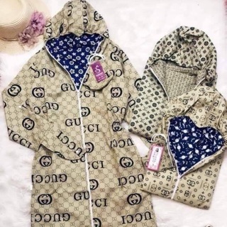 Áo choàng chống nắng chất thô kate 2 mặt