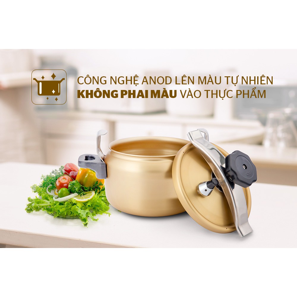 NỒI ÁP SUẤT ANOD SUNHOUSE SHA8354 - Dung tích 3.5L