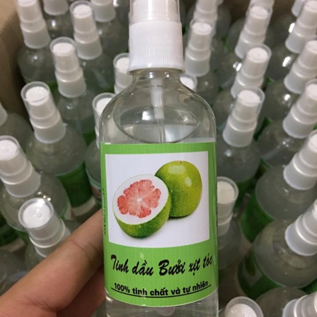 Tinh dầu bưởi xịt tóc tự nhiên kích thích mọc tóc 1 chai 100ml