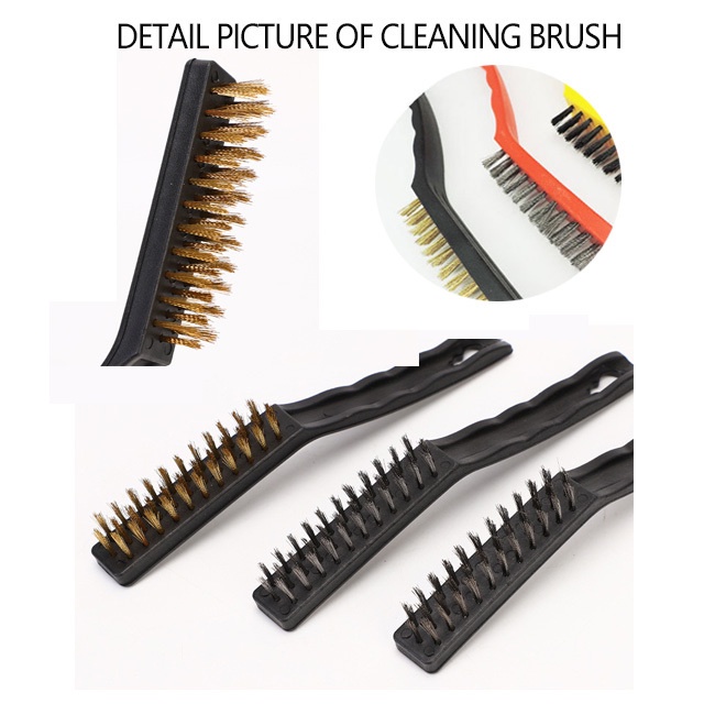 Set 3 bàn chải vệ sinh bếp ga tiện dụng