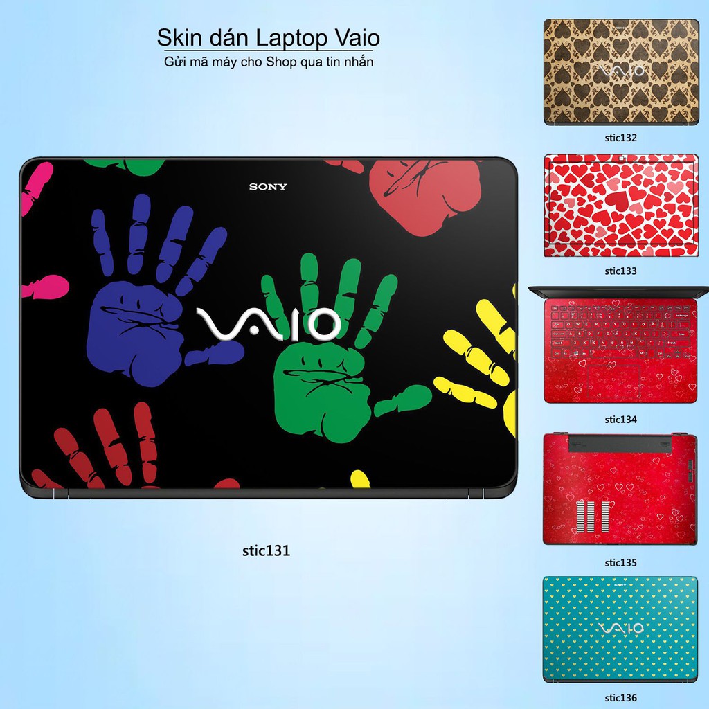 Skin dán Laptop Sony Vaio in hình Hoa văn sticker nhiều mẫu 22 (inbox mã máy cho Shop)