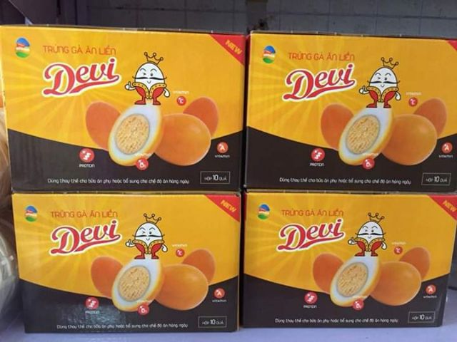 Trứng gà ăn liền devi