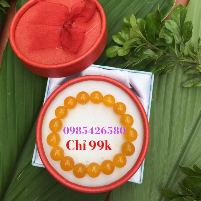 Đá mã não vàng 99k hợp mệnh kim, thổ