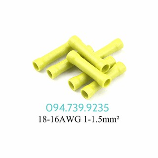 Cosse Nối 5.5 (100 cái/gói/màu) - Đầu Cốt 5.5 dùng cho dây 5.5mm