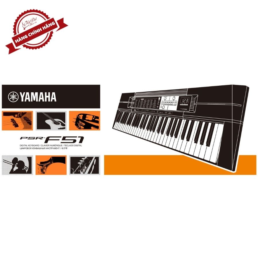 Đàn Organ Yamaha PSR-F51 Thiết Kế Gọn Nhẹ Thân Thiện Phù Hợp Với Những Người Mới Bắt Đầu