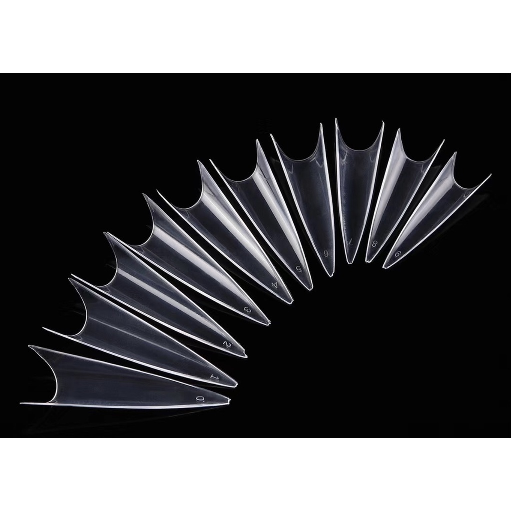 Túi Móng Nối ( Móng Tip ) Form Nhọn Dài Hàn Quốc 500 Móng