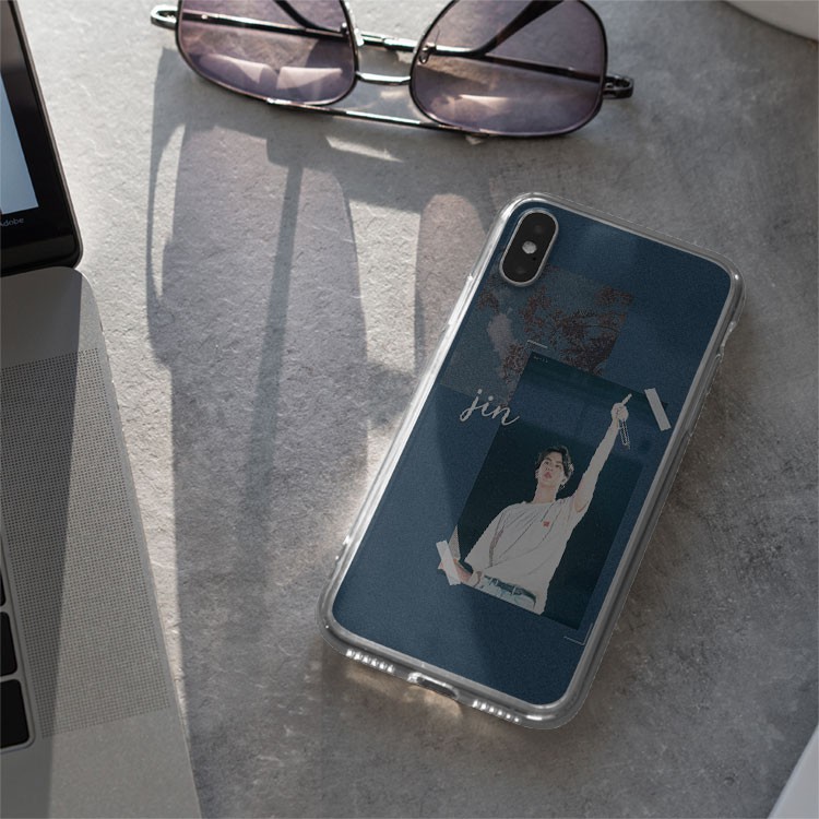 Ốp lưng iphone silicon Idol KPOP BTS Jin cute  BLUBTS0151