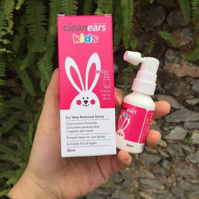 Xịt tan ráy tai Cleanears kids