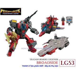 THANH LÝ Mô hình Robot BROADSIDE LG53 đủ phụ kiện - TRANSFORMERS LEGENDS bản xuất Nhật 2017