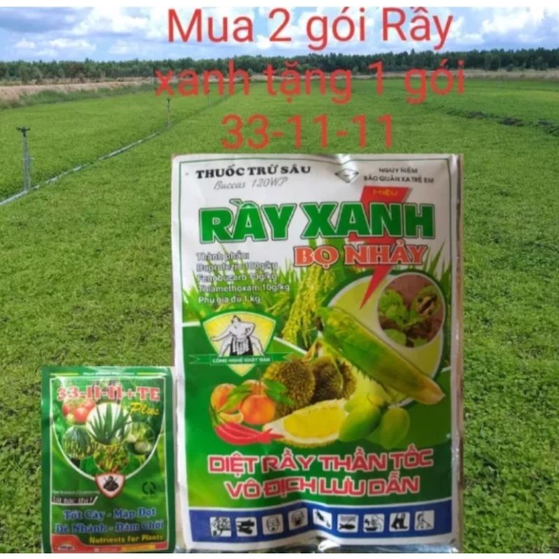 Diệt RẦY XANH thần tốc, rệp sáp, bọ trĩ, rầy phấn trắng
