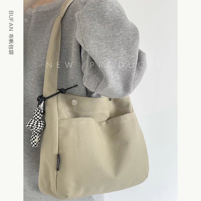 Túi đeo vai ENVIROSAX vải canvas sức chứa lớn kiểu dáng đơn giản