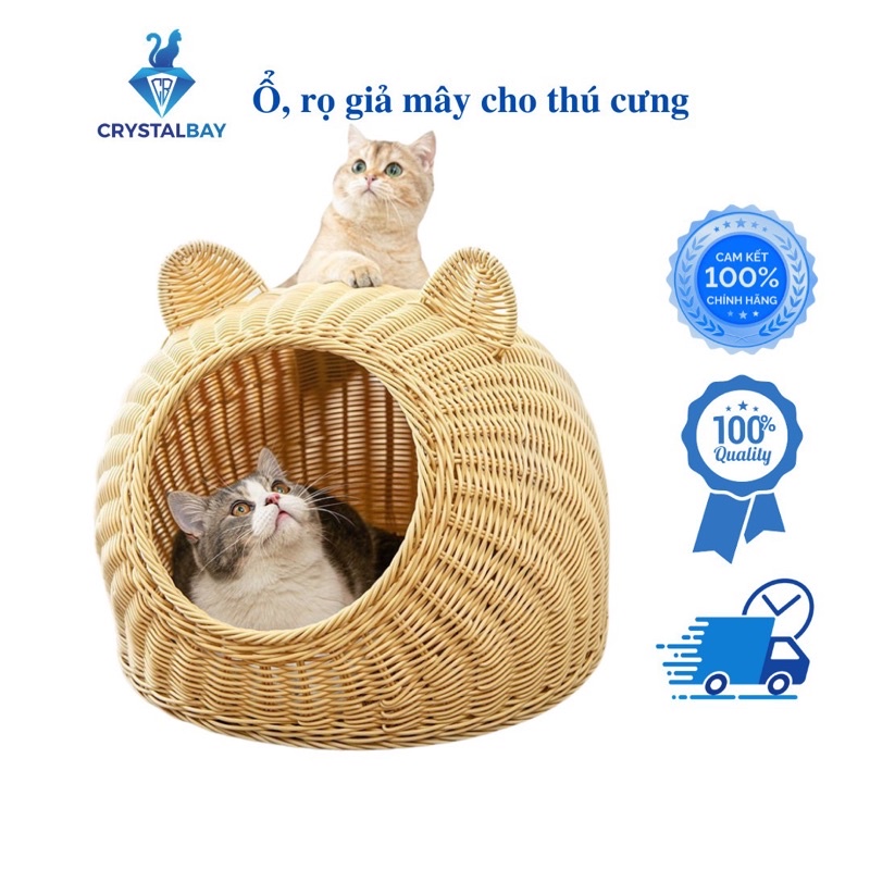 Ổ NẰM CHO CHÓ MÈO, THÍCH HỢP LÀM Ổ CHO MÈO MẸ VÀ MÈO CON MỚI SINH