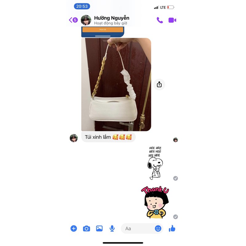túi xách kẹp nách sang chảnh ORDER