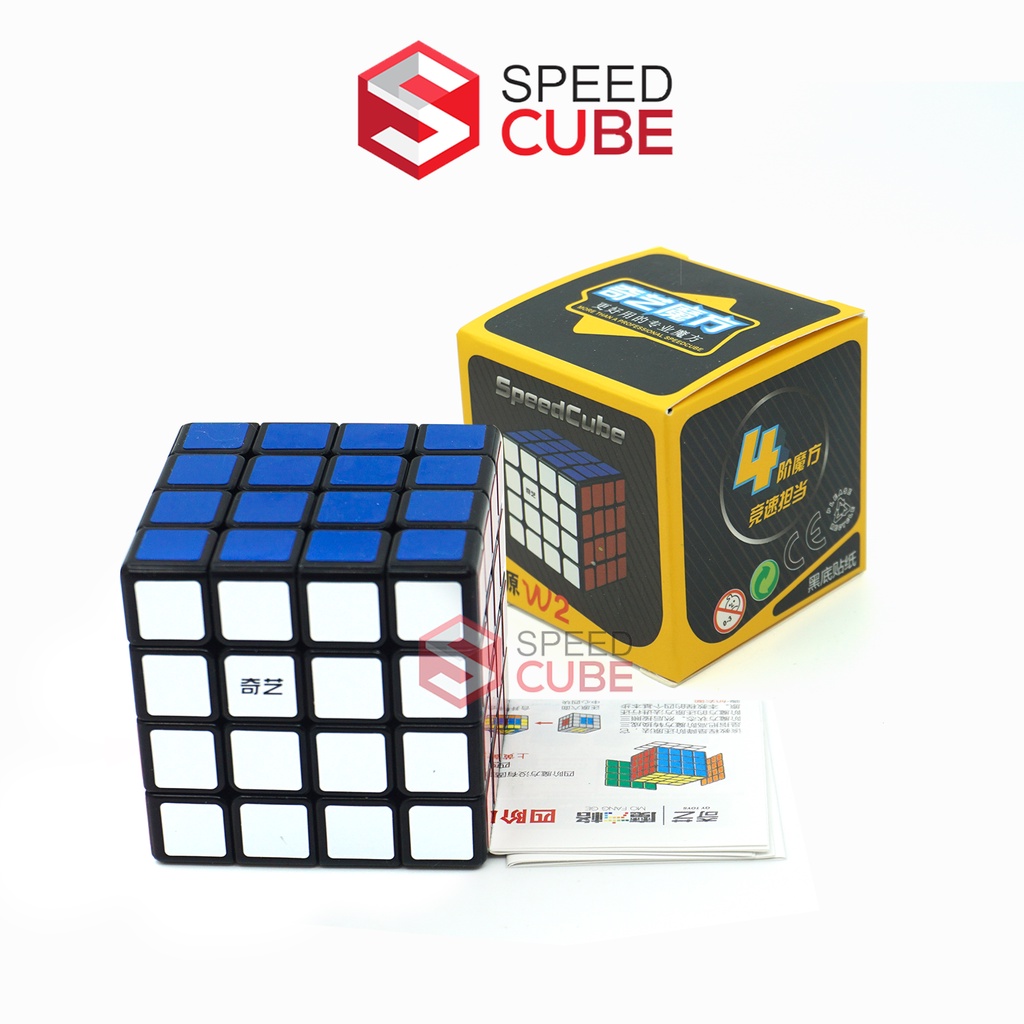 Rubik 4x4 QiYi Qiyuan W2 Viền Đen, Rubik 4x4x4 Chính Hãng QIYI - Shop Speed Cube