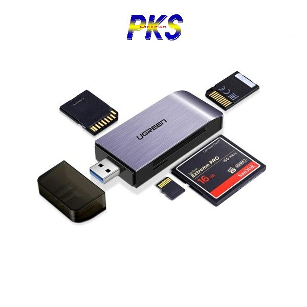 Đầu đọc thẻ SD/TF/CF/MS chuẩn USB 3.0 Ugreen 50541