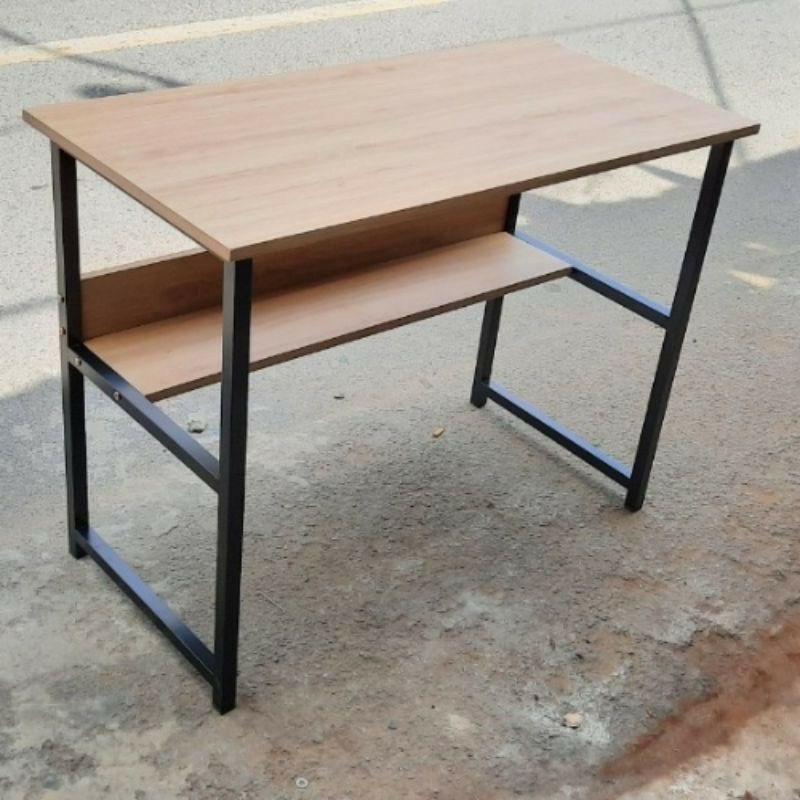 Bàn làm việc có giá lửng,bàn học thiết kế kiểu Hàn havaco nb89