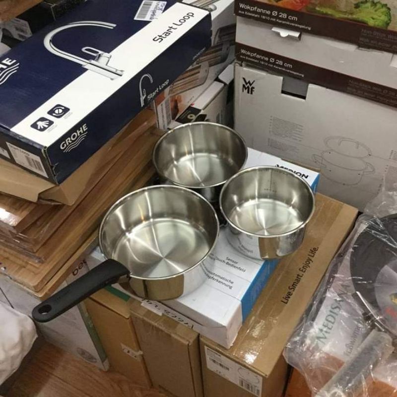 Set 3 nồi chung tay cầm Tefal Ingenio L94195