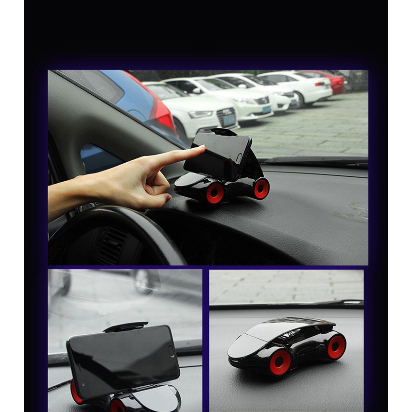 Giá Đỡ Điện Thoại Xoay 360 Độ Dùng Cho Xe Hơi°Giá Đỡ Điện Thoại Hình Xe Hơi Xoay Được Có Hương Thơm